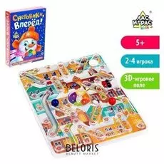 Настольная игра-бродилка Снеговики, вперёд!