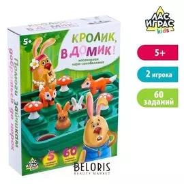 Настольная игра-головоломка Кролик, в домик!