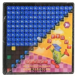 Настольная игра «Эрудит», 131 синяя фишка