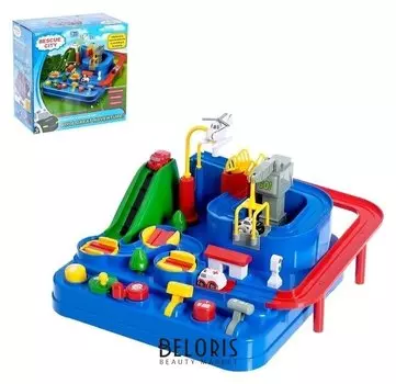 Настольная развивающая игра «Отряд спасения», с тремя машинками
