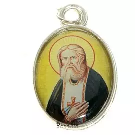 Нательная икона "Святой преподобный серафим саровский"