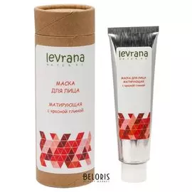 Натуральная маска для лица «Матирующая» с красной глиной