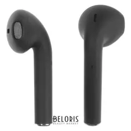 Наушники беспроводные I12, вкладыши, сенсорное управление, Bluetooth 5.0, матовые, черные
