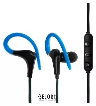 Наушники беспроводные Luazon, вакуумные, Bluetooth 4.1, 80 мач, крепление за ухо,черно-синие
