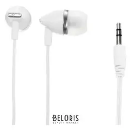 Наушники Blast Bah-231, вакуумные, 101 дБ, 32 Ом, 3.5 мм, 1.2 м, белые