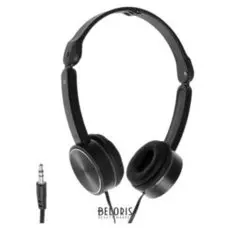 Наушники Defender Accord 145, накладные, 98 дБ, 32 Ом, 3.5 мм, 1.2 м, чёрные