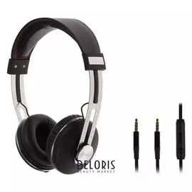 Наушники Luazon Hi-fi LH -504, накладные, микрофон, регулировка громкости, чёрные