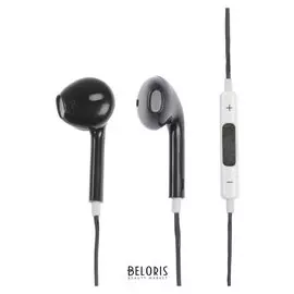 Наушники Luazon, вкладыши, микрофон, чёрные