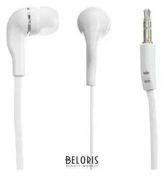 Наушники Smartbuy A4 Sbe-012k, вакуумные, 95 дБ, 16 Ом, 3.5 мм, 1 м, белые