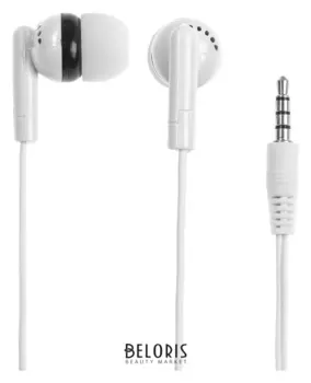 Наушники Smartbuy M1 Sbh-112, вакуумные, микрофон, 95 дБ, 16 Ом, 3.5 мм, 1 м, белые