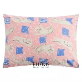 Наволочка экономь и Я "Котики" 50*70 см, 120 гр/м2, 100% хл