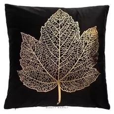 Наволочка декоративная этель "Листок" 42 х 42 см, велюр