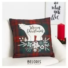 Наволочка декоративная «Этель» Christmas, размер 40х40 см