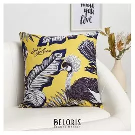 Наволочка декоративная «Этель» Natural, размер 45 х45 см