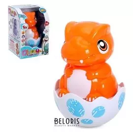 Неваляшка Динозаврик со звуковыми эффектами