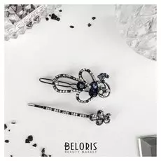 Невидимка для волос "Дуэт" павлины