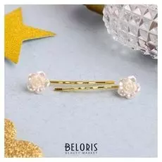 Невидимка для волос "Утренний бриз" роза