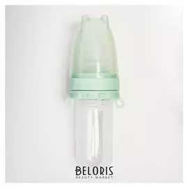 Ниблер силиконовый, с силиконовой сеточкой, цвет бирюзовый