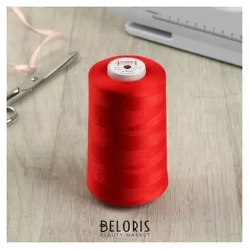 Нитки 50/2, №140, 5000 м, цвет красный №1112