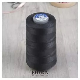 Нитки 50/2, 5000 м, цвет тёмно-серый №6812