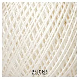 Нитки вязальные "Нарцисс" 395м/100гр 100% мерсеризованный хлопок цвет 0102