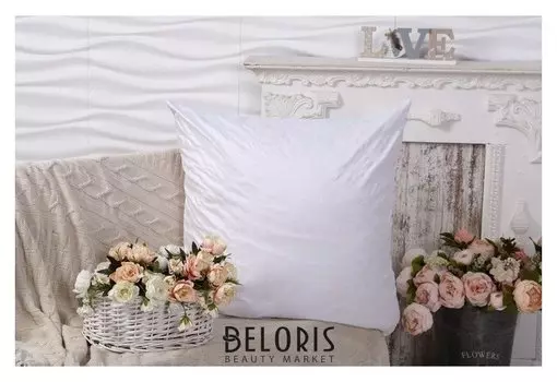 Нижняя наволочка 70х70см на молнии соренто, тик 90г/м, пэ70%,хл30%