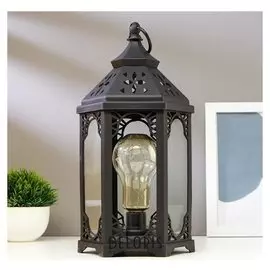 Ночник 16118/1 LED от батареек 3ааа черный 14х16х32,5 см