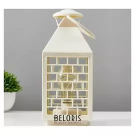 Ночник 16168/1wt LED от батареек 3хааа белый 11х11х25 см