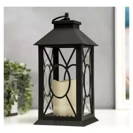 Ночник 16183/1bk LED от батареек 3хааа черный 14х14х30 см