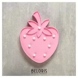 Ночник "Клубника" 9хled батарейки 2xaa 18х3,5х24 см