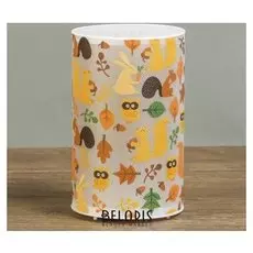 Ночник пластик "Лесные зверята" от батареек Cr2032х1 7,1х7,1х11,3 см