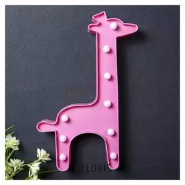 Ночник пластик от батареек 2АА "Жирафик" 30х15,5х2,8 см