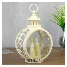 Ночник "Свечи" LED белый 9,7х16,5х25 см