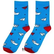 Носки Бумажные самолетики