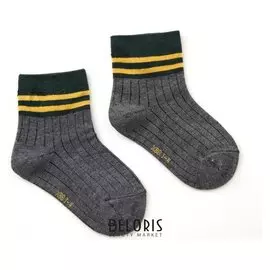 Носки детские Collorista "Полоска", размер 18-20 (5-7 лет), цвет серый