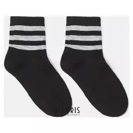 Носки детские, цвет чёрный, р-р 22-24