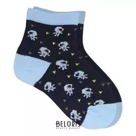 Носки детские, цвет синий, размер 14