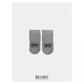 Носки детские, цвет светло-серый, размер 12