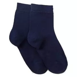 Носки детские, цвет тёмно-синий, размер 14-16