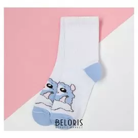 Носки детские Kaftan "Лама" р-р 16-18, белый