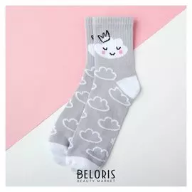 Носки детские Kaftan "Night" р-р 16-18, серый