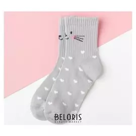 Носки детские Kaftan "Зайчик" р-р 14-16, серый