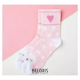 Носки детские Kaftan "Зайка" р-р 14-16, розовый