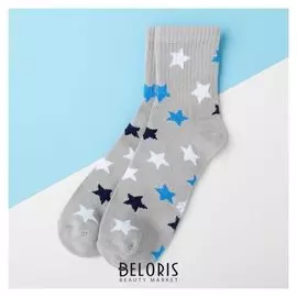 Носки детские Kaftan "Звёзды" р-р 16-18, серый