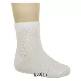 Носки детские лс58, цвет белый, р-р 14-16