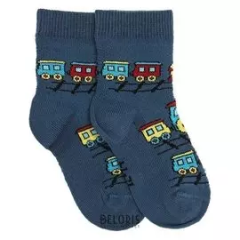 Носки детские ндм2-2893, цвет джинсовый, р-р 16-18