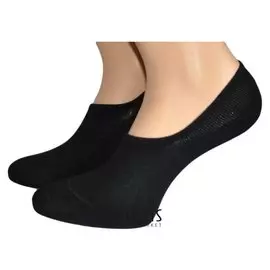 Носки детские невидимые, цвет чёрный, размер 18-20