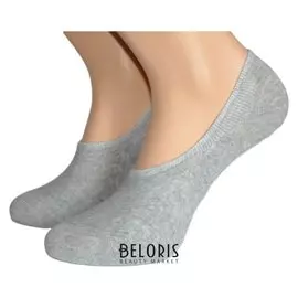 Носки детские невидимые, цвет серый, размер 16-18