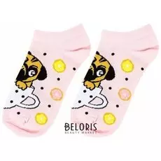 Носки короткие Чашка и мопс