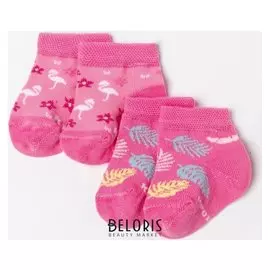 Носки крошка Я "Листья" 2 пары, 10-12 см